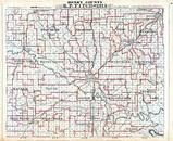 Henry County Map Showing Roads, Henry County 1914